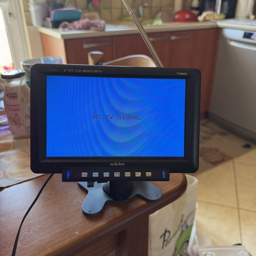 Portable LCD TVs and monitors used, pack of 3 with remotes and power supplies