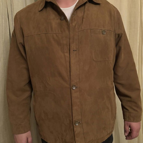 Men's outerwear used, brown, thin, in very good condition