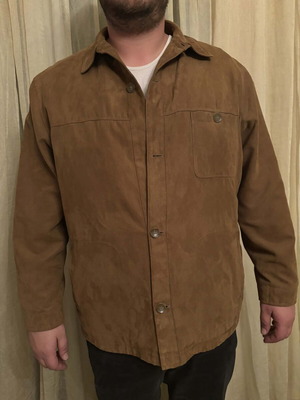 Men's outerwear used, brown, thin, in very good condition