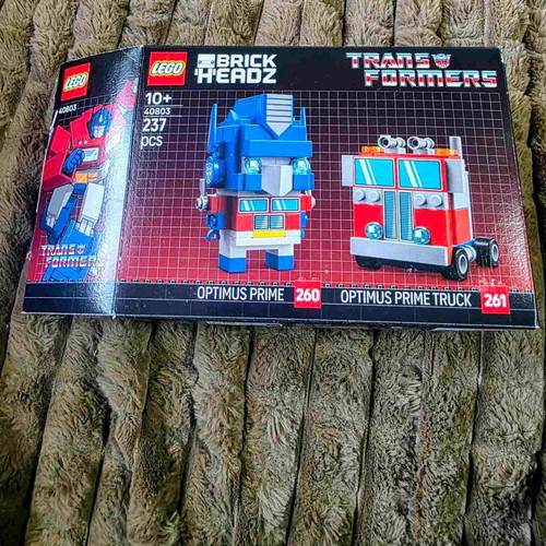 LEGO BrickHeadz Transformers Optimus Prime Robot and Vehicle used