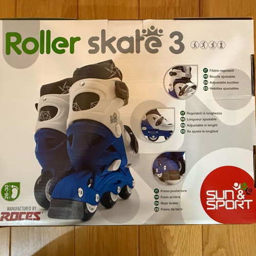 Sun & Sport Roller Skate 3 adjustable kids skates new