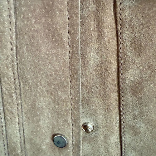 Leather suede jacket Mango used, brown, size L