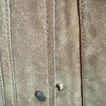 Leather suede jacket Mango used, brown, size L