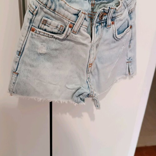 Zara denim shorts and shirt set 18-24 months like new