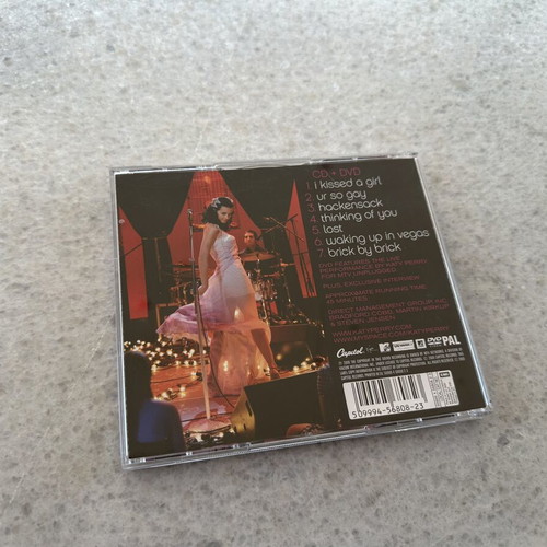 Katy Perry MTV Unplugged CD & DVD limited edition, like new