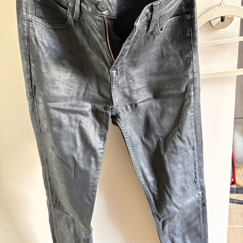 Lee jeans w27 waxed like new, black