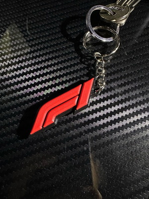 Formula 1 keychain new 3d printed