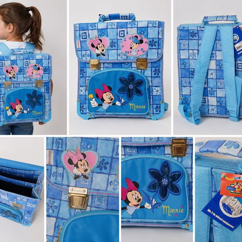 Disney Minnie Mouse School Bag new, blue shades
