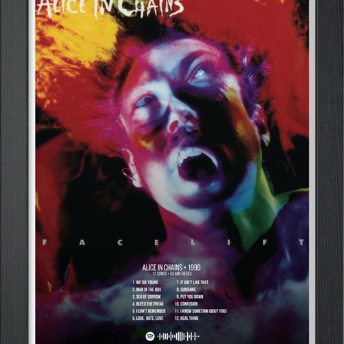 Alice in Chains poster 60x45 cm new, printed on special paper