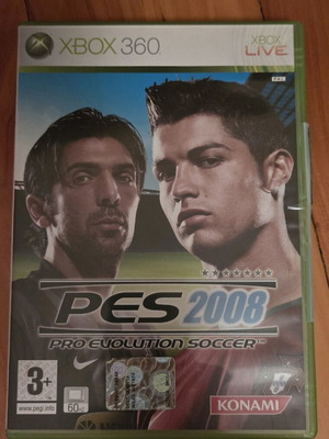 PES 2008 Pro Evolution Soccer Xbox 360 game, PAL edition