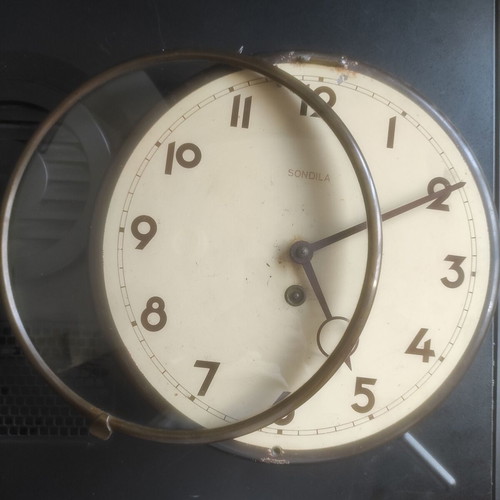 Sondila vintage wall clock used, mechanical, decorative