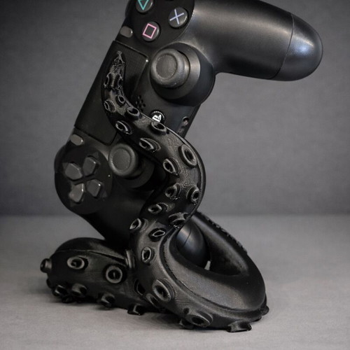 Gaming Controller Stand Octopus Design 3D Printed New with NFC