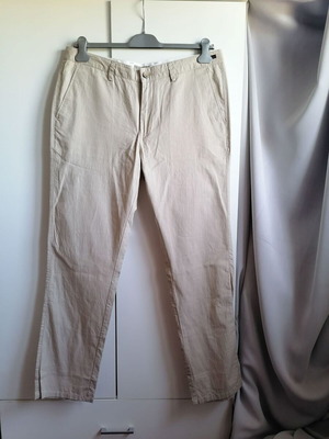 Baleahor men's summer pants XL beige new cotton