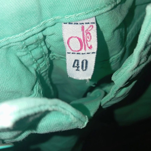 Mini skirt Koton mint color size L 40 like new