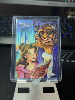Topps Chrome Disney Beauty and the Beast SSP Case Hit καινούργιο