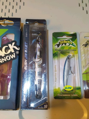 Fishing set new with lines and artificial lures