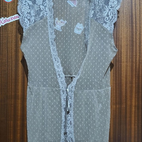 Lace Top beige size M used, like new
