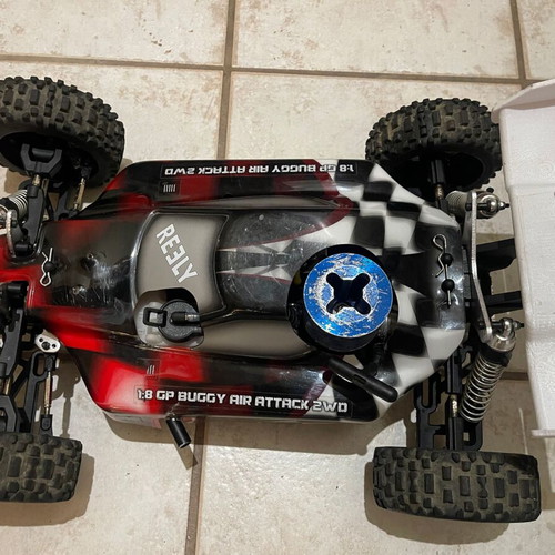 Nitro RC Reely Air Attack 4WD Buggy like new with Force 21 engine