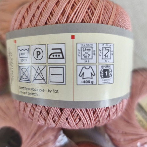 YarnArt Violet yarn set of 6, new, pink apple shade