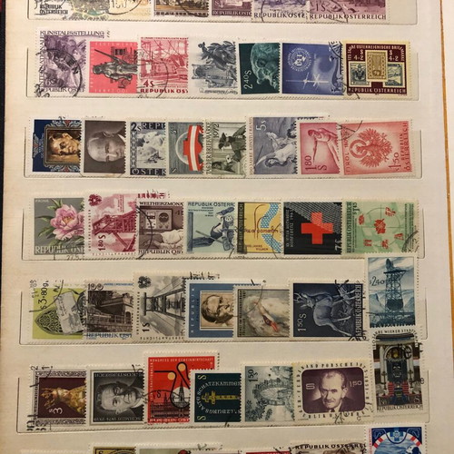 Stamp collection like new, Belgium, Austria and Reich sets