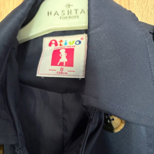Blue Ativo trench coat 8 years like new, unworn
