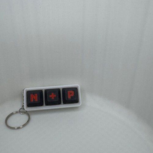 Personalized Keychain Clicker Keyboard like new