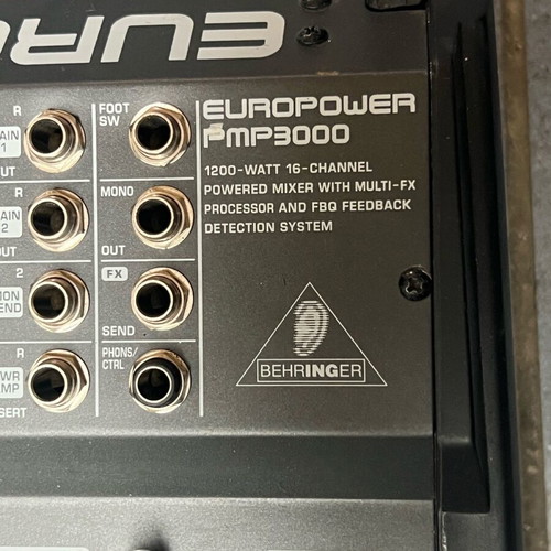 Behringer PMP-3000 used 900W microphone mixer console