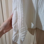 Pullover used, white, size S