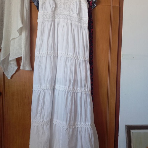 Women's dress made of Indian cotton