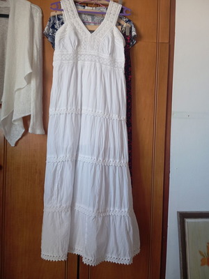 Women's dress made of Indian cotton