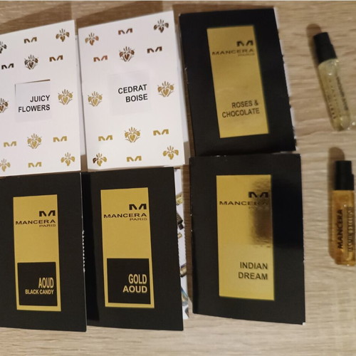 Mancera mini perfume set used, bundle of 8 pieces