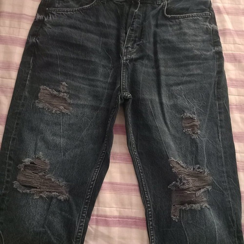 Pull & Bear men's black jeans new, size M