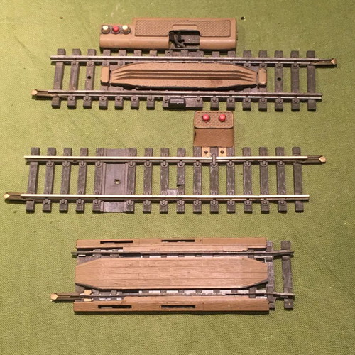 Jouef HO 1/87 rails used, set of 3 pieces