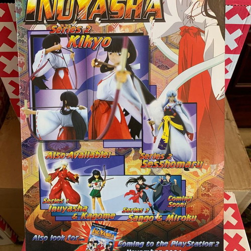 Inu Yasha Series 1 and 2 figures new and sealed