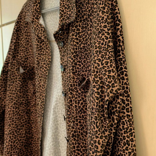 Leopard shacket Arpyes new, white and brown