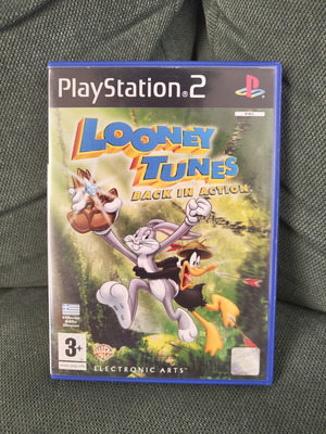 Looney Tunes Back In Action PS2 game used with Greek manual