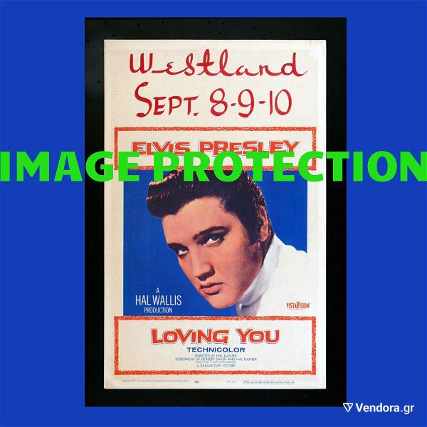  elvis prislei Elvis Presley Loving You kinimatografiki afisa afissa poster poster kinimatografou