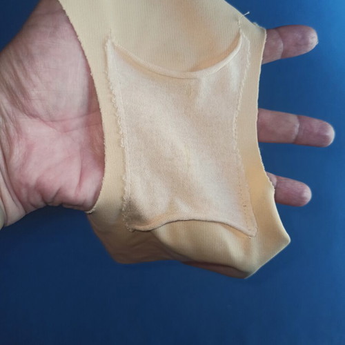Lazer Latex High-Waisted Shapewear Like New Beige