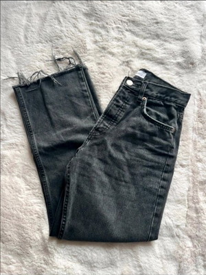 Zara pants straight fit new, black, size XS