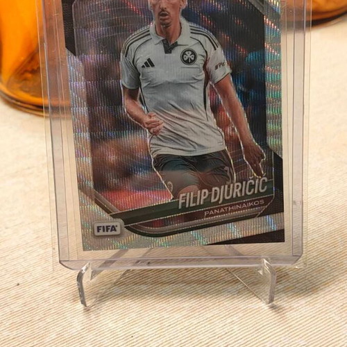 Filip Djuricic 2025-26 Panini Prizm FIFA Soccer Silver Prizm card #64 Panathinaikos