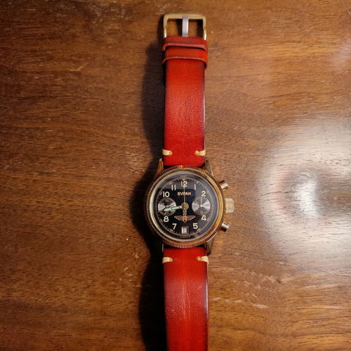 Poljot Vintage Buran Mechanical Chronograph Watch like new