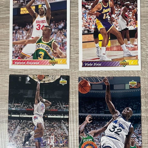 Upper Deck NBA 1992 cards used, collectible