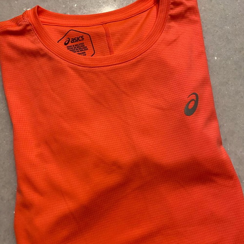 Asics women's sports t-shirt orange like new, size XS