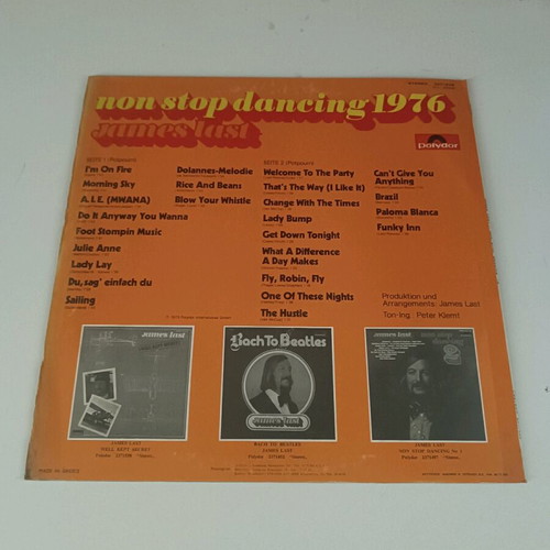 James Last Non Stop Dancing 1976 vinyl used