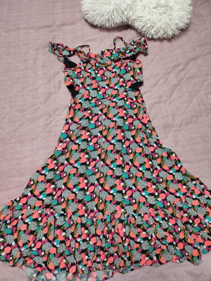 Dress used, multicolor, size S