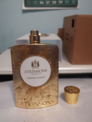 Atkinsons Gold Fair In Mayfair perfume 100ml like new