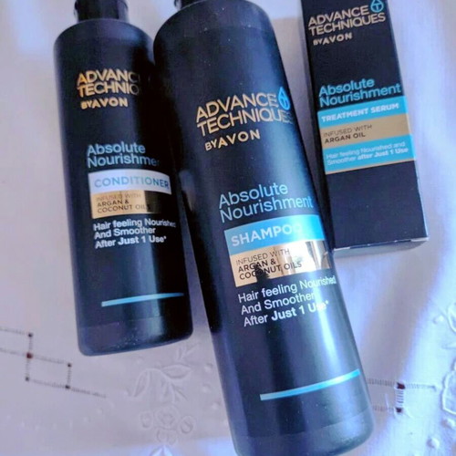 Avon Absolute Nourishment Hair Care Set with Argan Oil