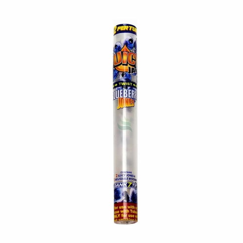 Juicy Jays Blueberry cones set of 2 with wooden pipe new