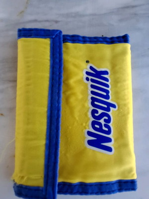 Vintage Nesquik wallet used from the 1990s