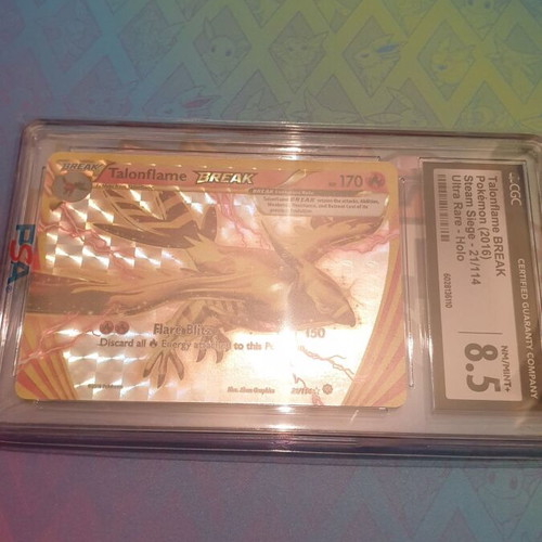 Talonflame 21/114 Break card new, graded 9